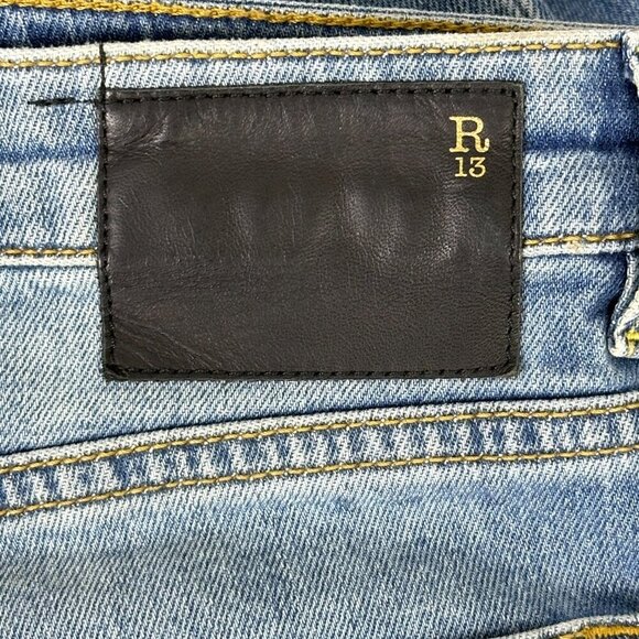 R13 Boy Skinny Jeans Jasper Stretch - Picture 10 of 16